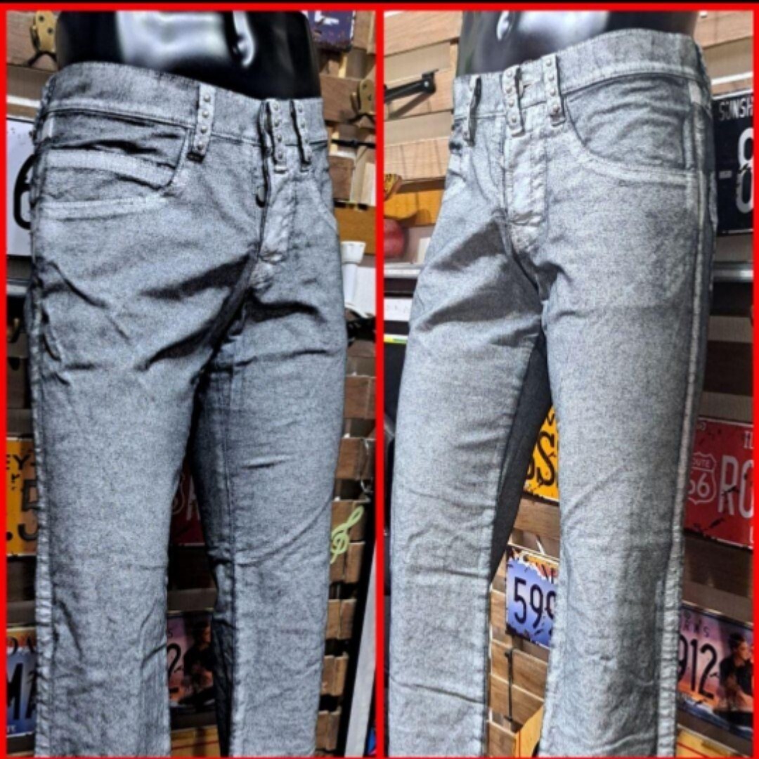 Jean Paul Gaultier コーティング加工 スタッズ デニム 46