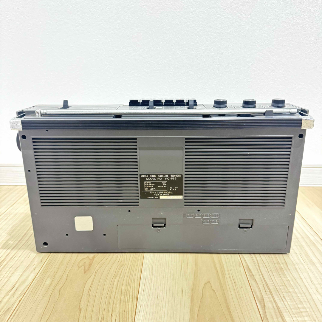 Victor - 【動作品】 Victor RC-555 昭和銘機 ラジカセ カセットデッキ