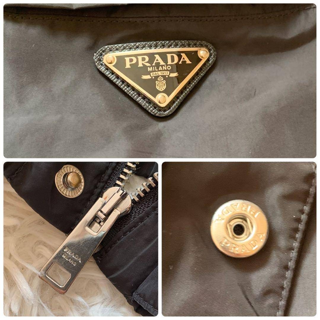 PRADA - 極美品✨プラダ 2022 ジャケット ナイロン 三角ロゴ 黒