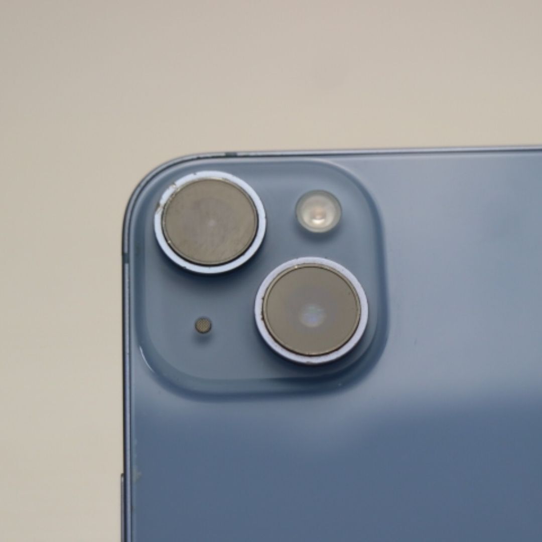 Apple - 超美品 SIMフリー iPhone14 128GB ブルー M222の通販 by