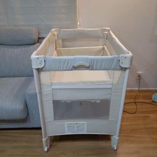 西松屋 - ☆美品☆西松屋 ベビーベッド レギュラーサイズ オリーブの