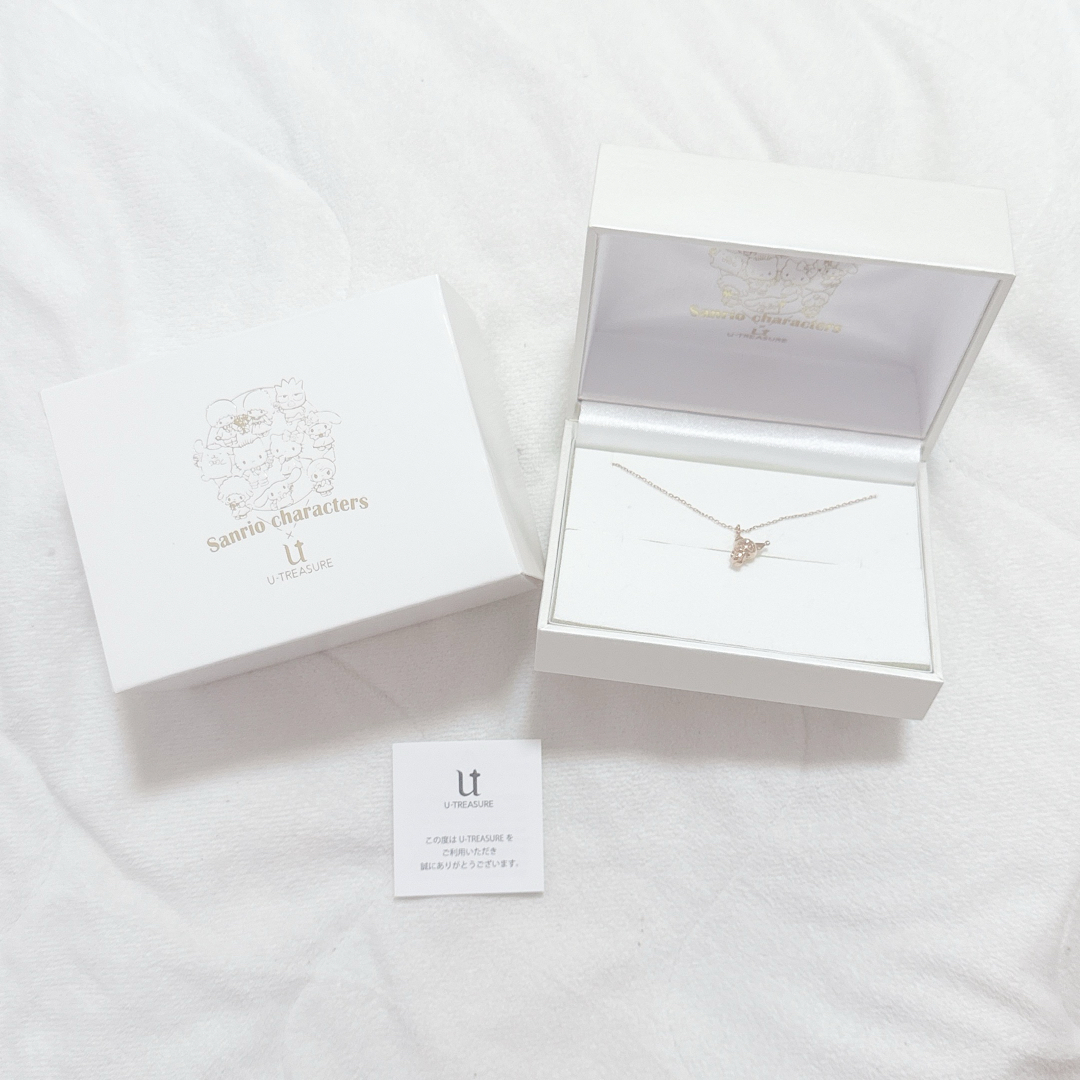 サンリオ - サンリオ クロミ ユートレジャー ネックレス K10ピンク