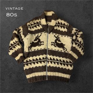 KANATA - 希少色ネイビー◇Kanata◇XL位カナダ製カウチンセーター最