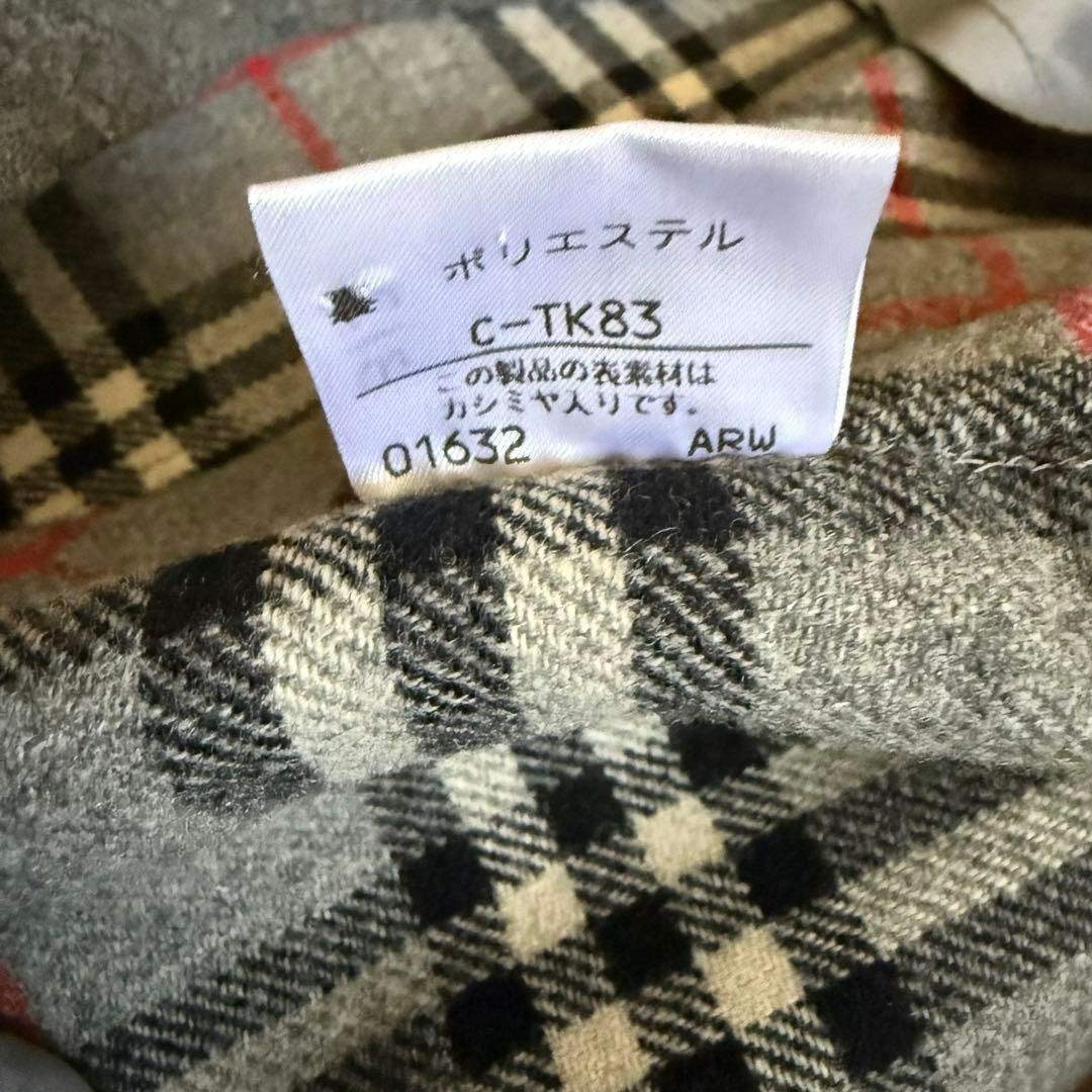 BURBERRY - Burberrys ピーコート カシミア混 ビンテージ グレー 9号の
