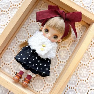 ぬい服 ぬい ヘッドドレス おしゃぶり 10cm リボン あみあみリボンの