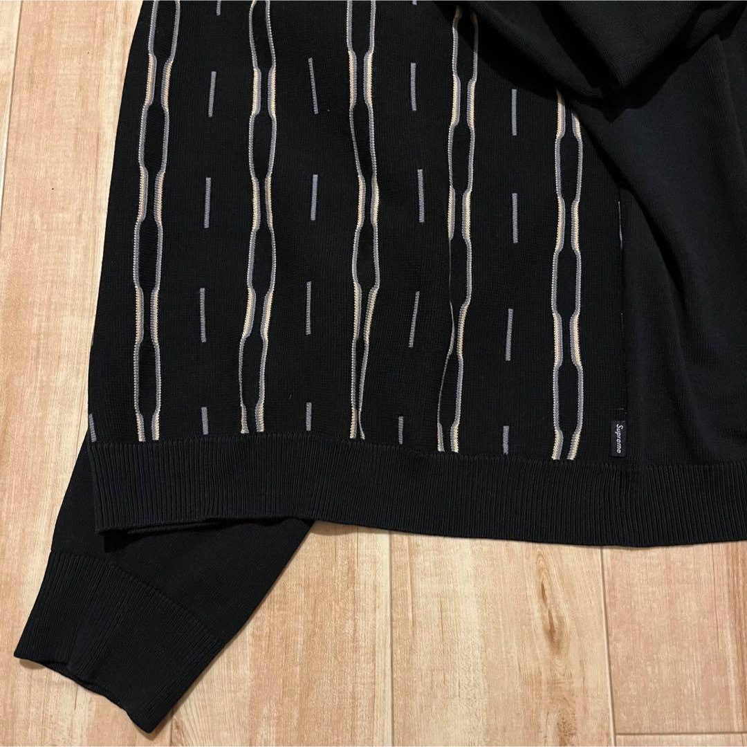 Supreme - 激レア！2018AW SUPREME“VERTICAL STRIPE”ニットポロの通販