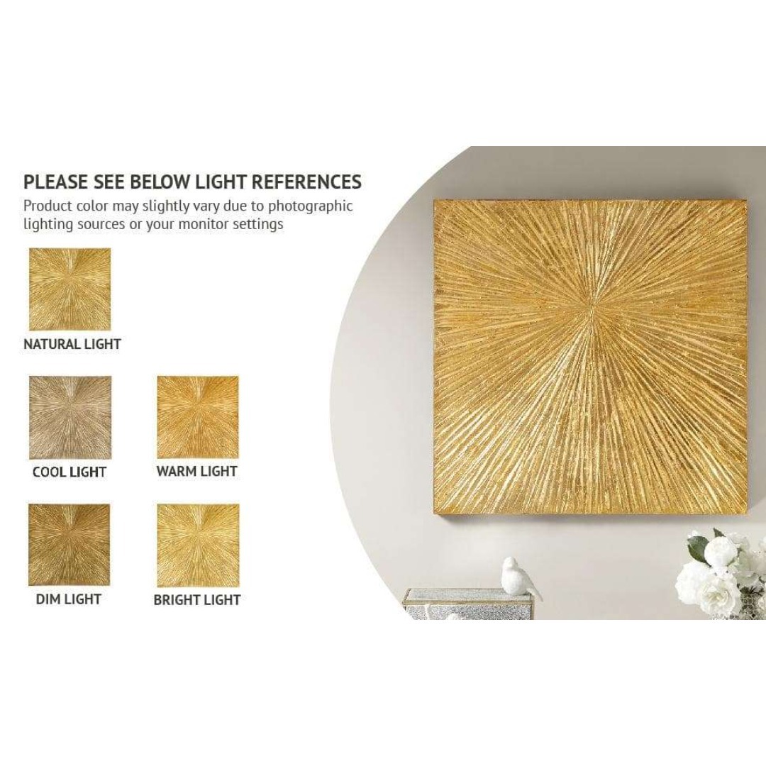 訳アリ／キャンバスアート ゴールド樹脂 デコボックス 2601の通販 by