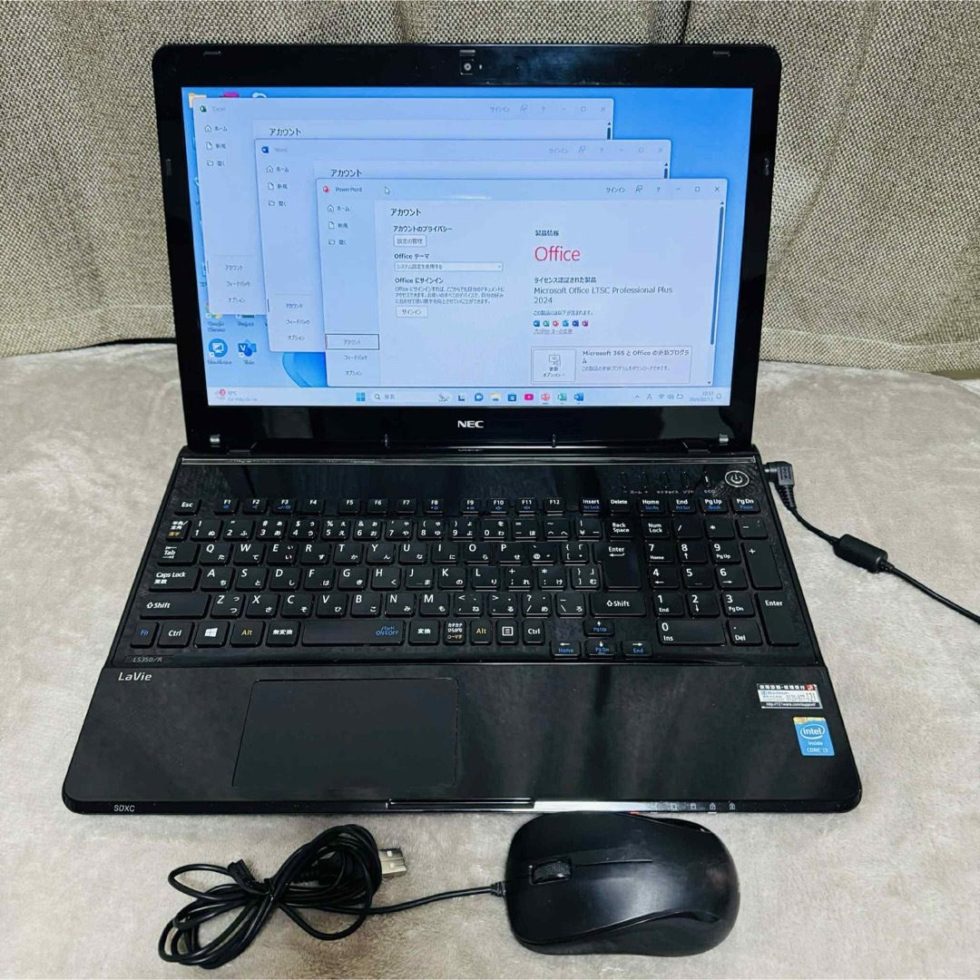 NEC - S238 NECノートパソコンSSDサクサク動く Windows11オフィス付き