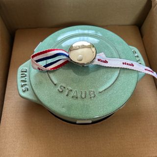 STAUB - ストウブ ココットラウンド16cm ロイヤルブルー 生涯保証付