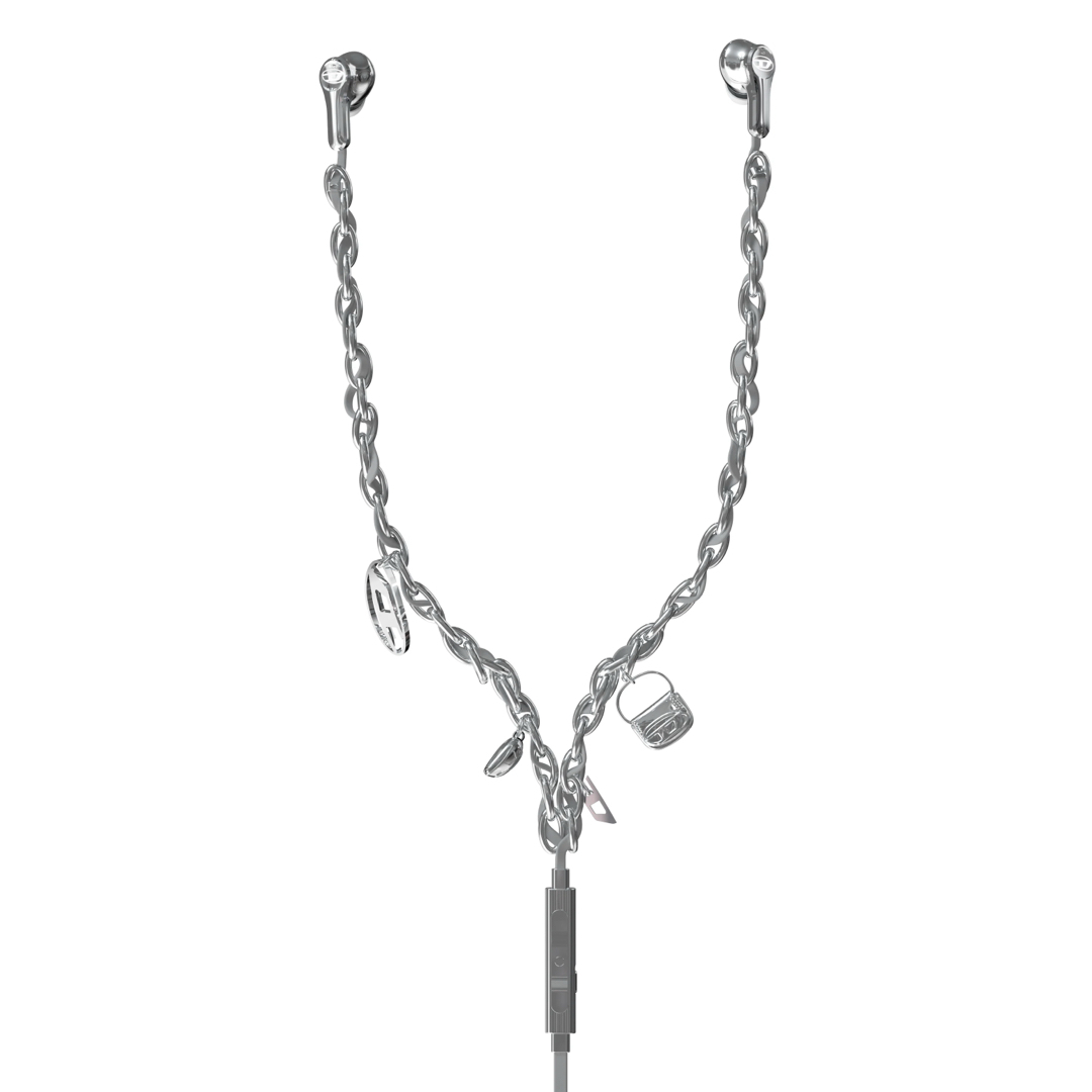 DIESEL - DIESEL Wired Earbuds シルバー イヤホンの通販 by z4's shop