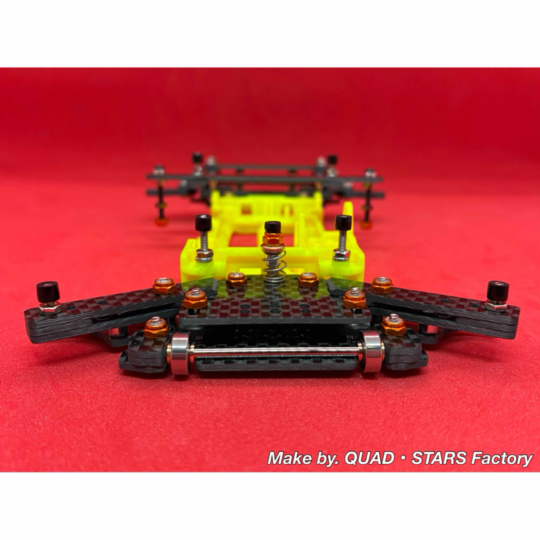 ミニ四駆・VZ用】2軸ATピボット／段下げ＋提灯＋1軸アンカー＋