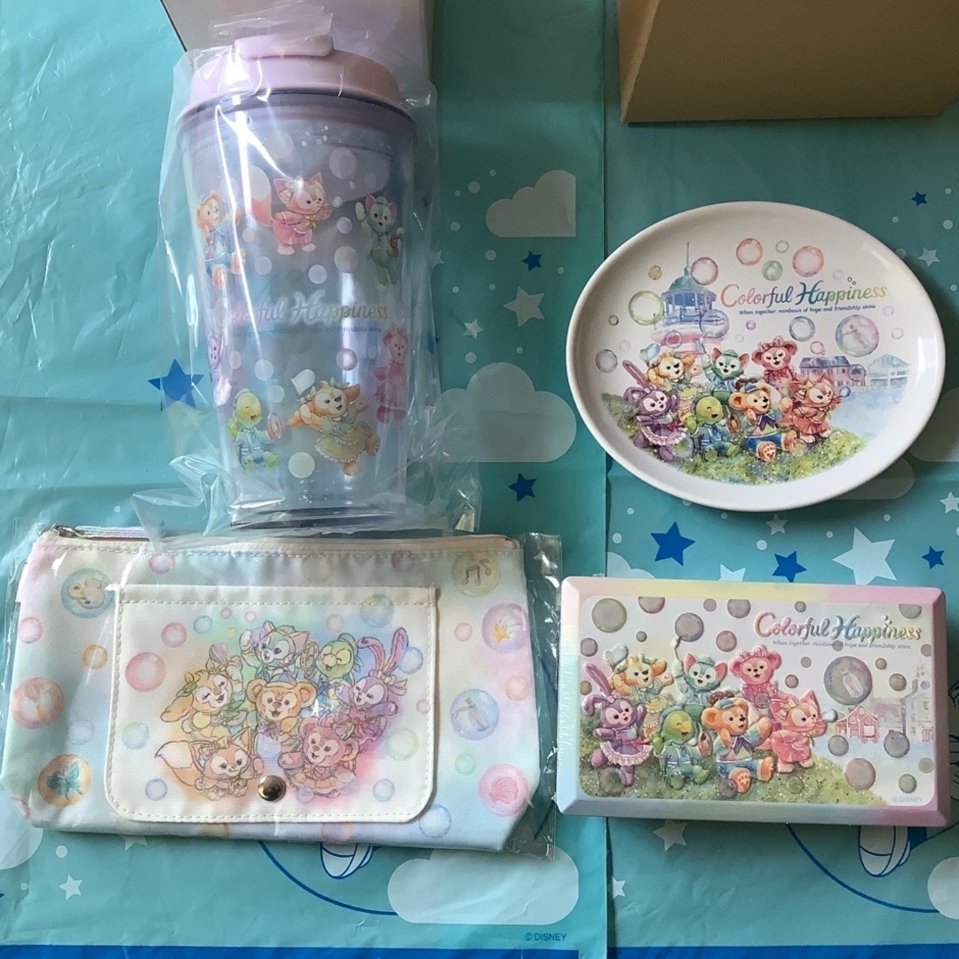 Disney - TDS カラフルハピネス4点セット ダッフィー&フレンズ 20周年