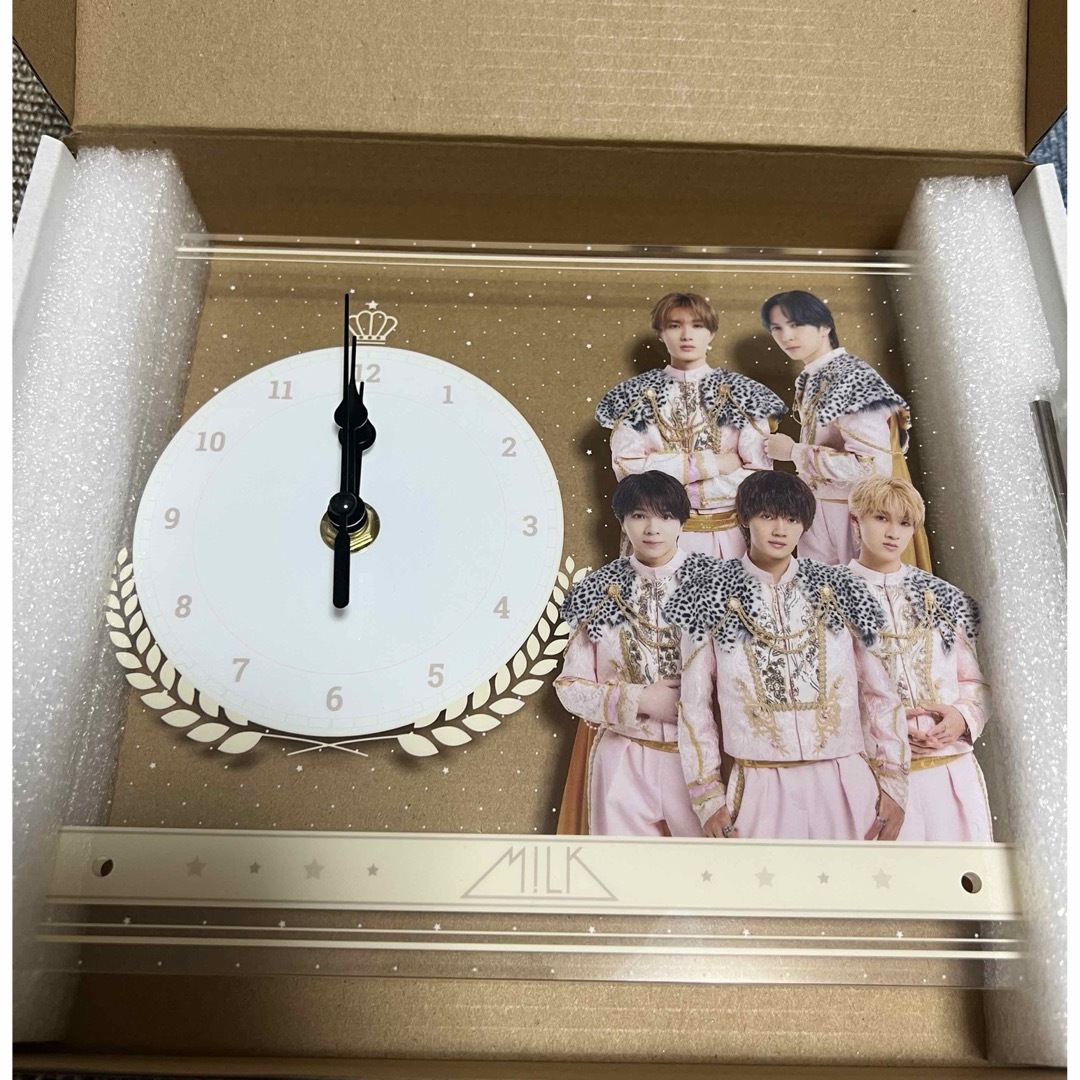 M!LK アクリル時計の通販 by misaki's shop｜ラクマ