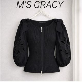 M'S GRACY - エムズグレイシー40 美品カタログ表紙カメリアワンピース