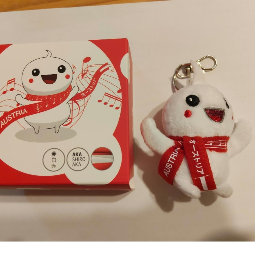 大阪関西万博 オーストリア館 キーホルダー アカシロアカ あかしろあか