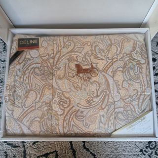 CELINE - CELINE セリーヌ マカダム トリオンフ 綿毛布 2枚セット 西川