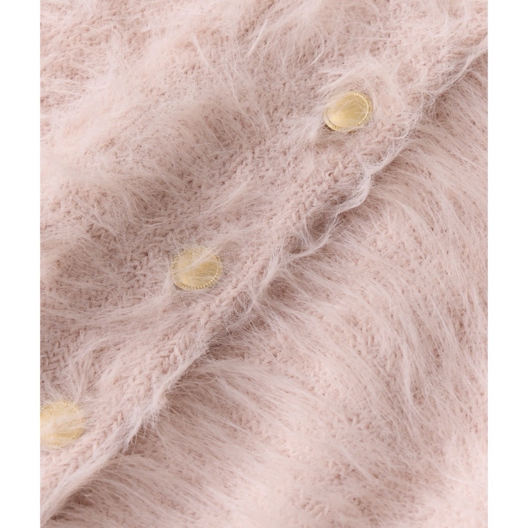 La boutique BonBon - ヘアリーフェザーカーディガンの通販 by momo's