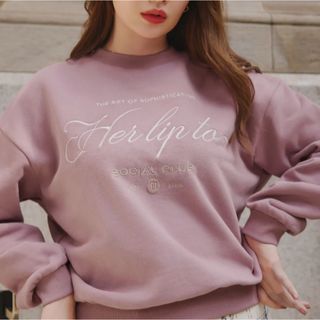 Her lip to - herlipto Cherish Oversized Sweatshirtの通販 by s