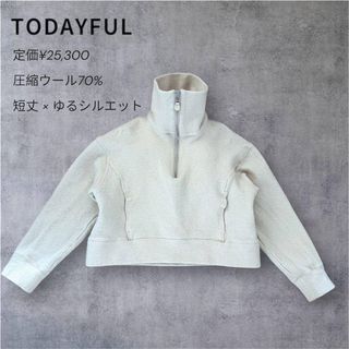 TODAYFUL - 新品 todayful Halfzip Fleece Pullover ネイビーの通販 by