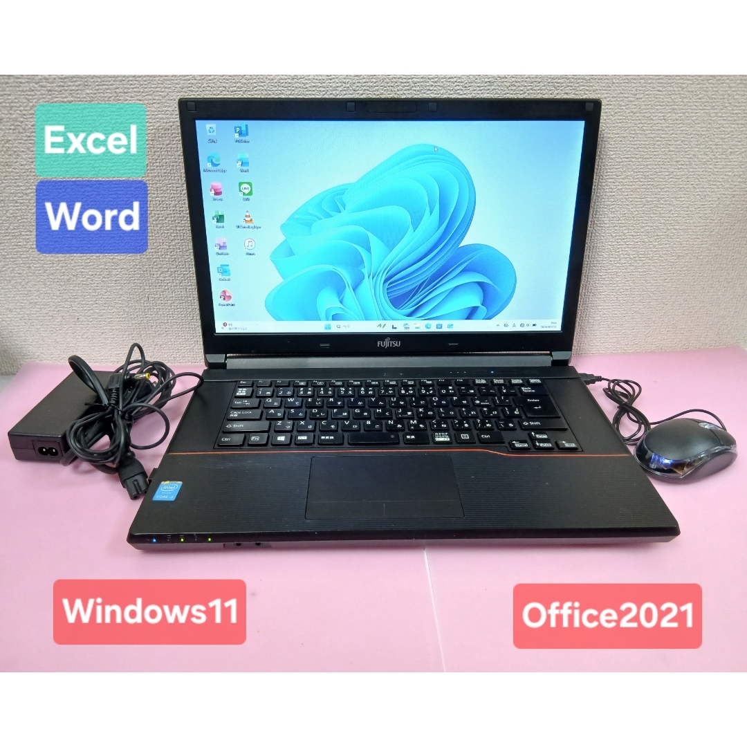 富士通 - 富士通 ノートPC Windows11 Office2021 エクセル ワードの