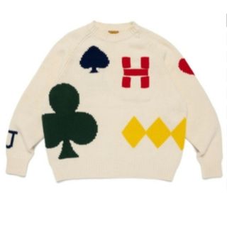 HUMAN MADE - HUMAN MADE 犬刺繍オーバーサイズニットの通販 by ラミー