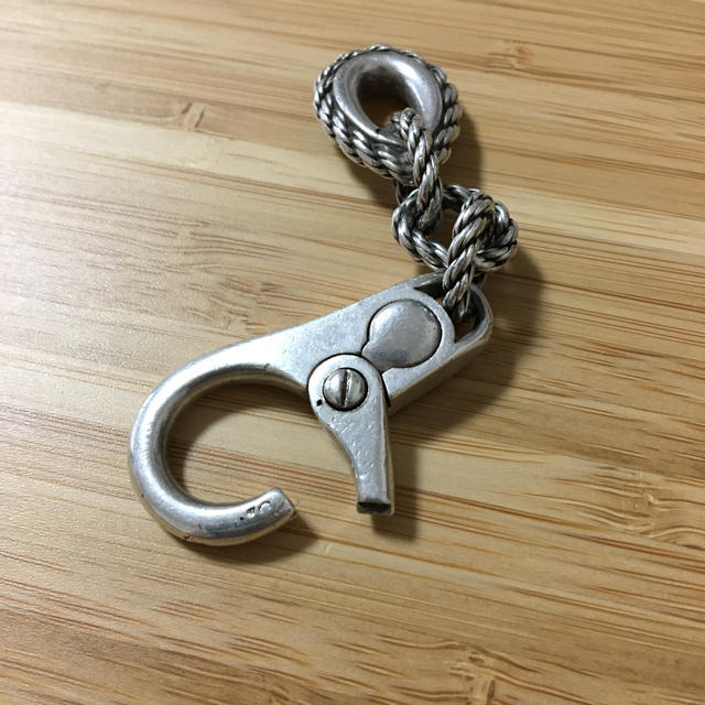 HERMES - エルメス キーリング シルバー ロープデザイン 中古の通販 by