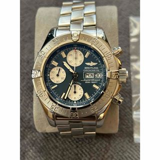 BREITLING - ブライトリング 純正 クロコレザー ベルト&純正Dバックル