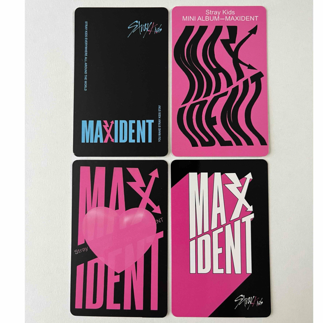 Stray Kids - Stray Kids トレカ ヒョンジン 4枚 MAXIDENTの通販 by