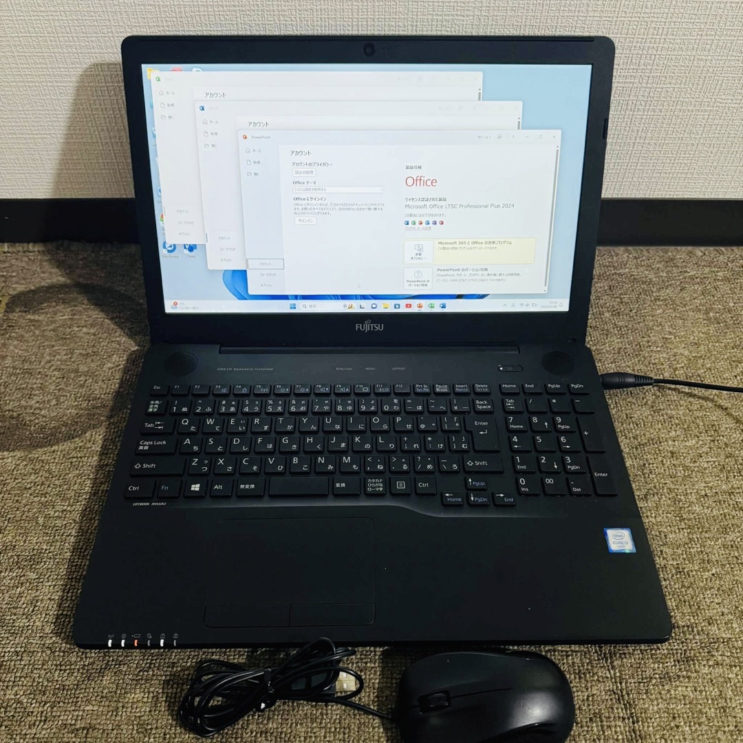 富士通 - S226 富士通ノートパソコンSSD高速WEBカメラWindows11