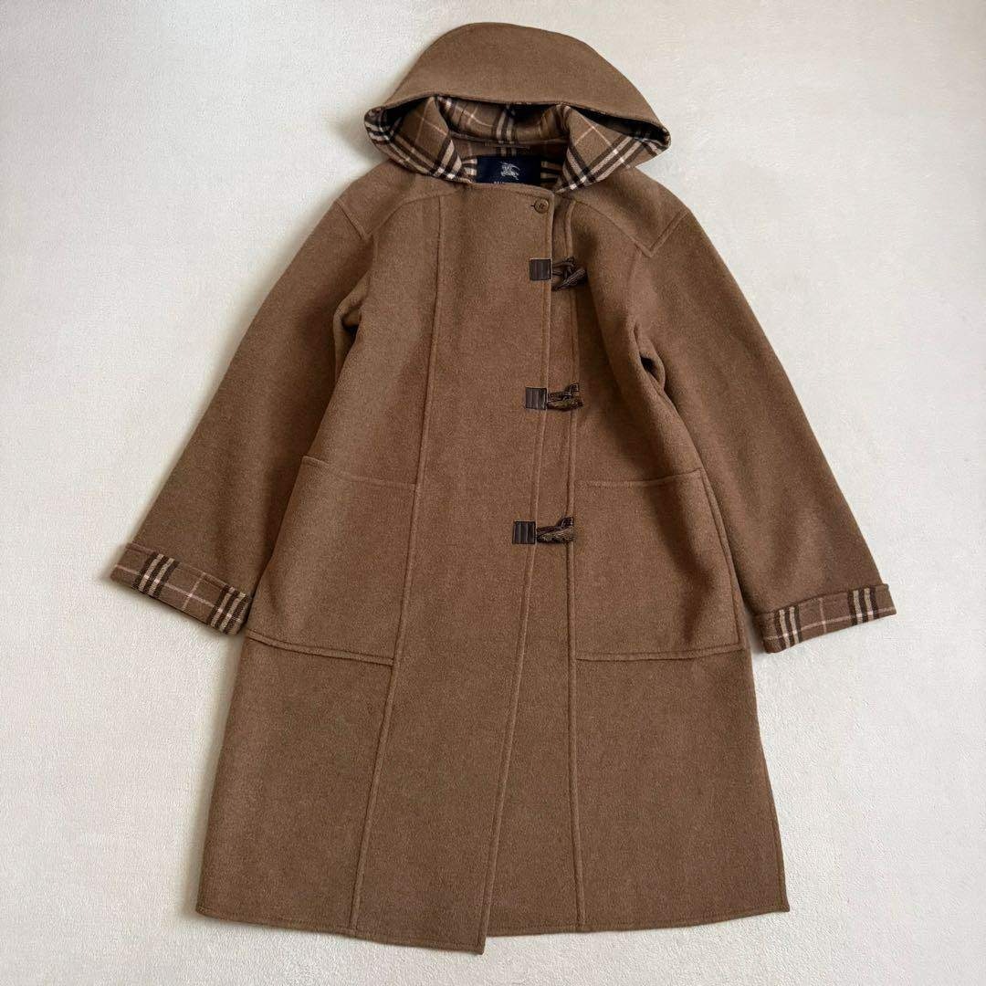 BURBERRY - 【極美品】バーバリーロンドン ピーコート カシミア混 モカ