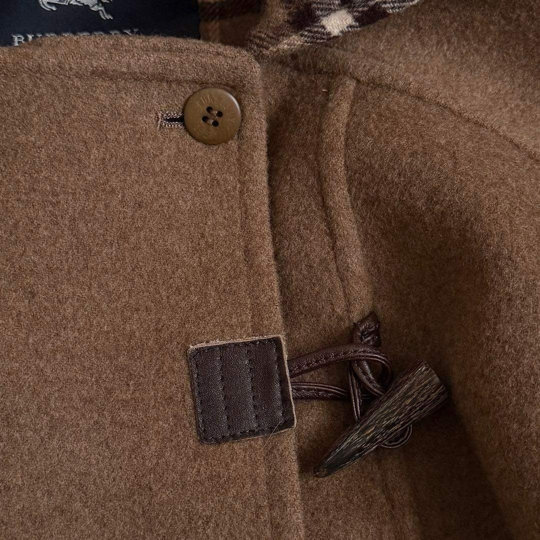 BURBERRY - 【極美品】バーバリーロンドン ピーコート カシミア混 モカ