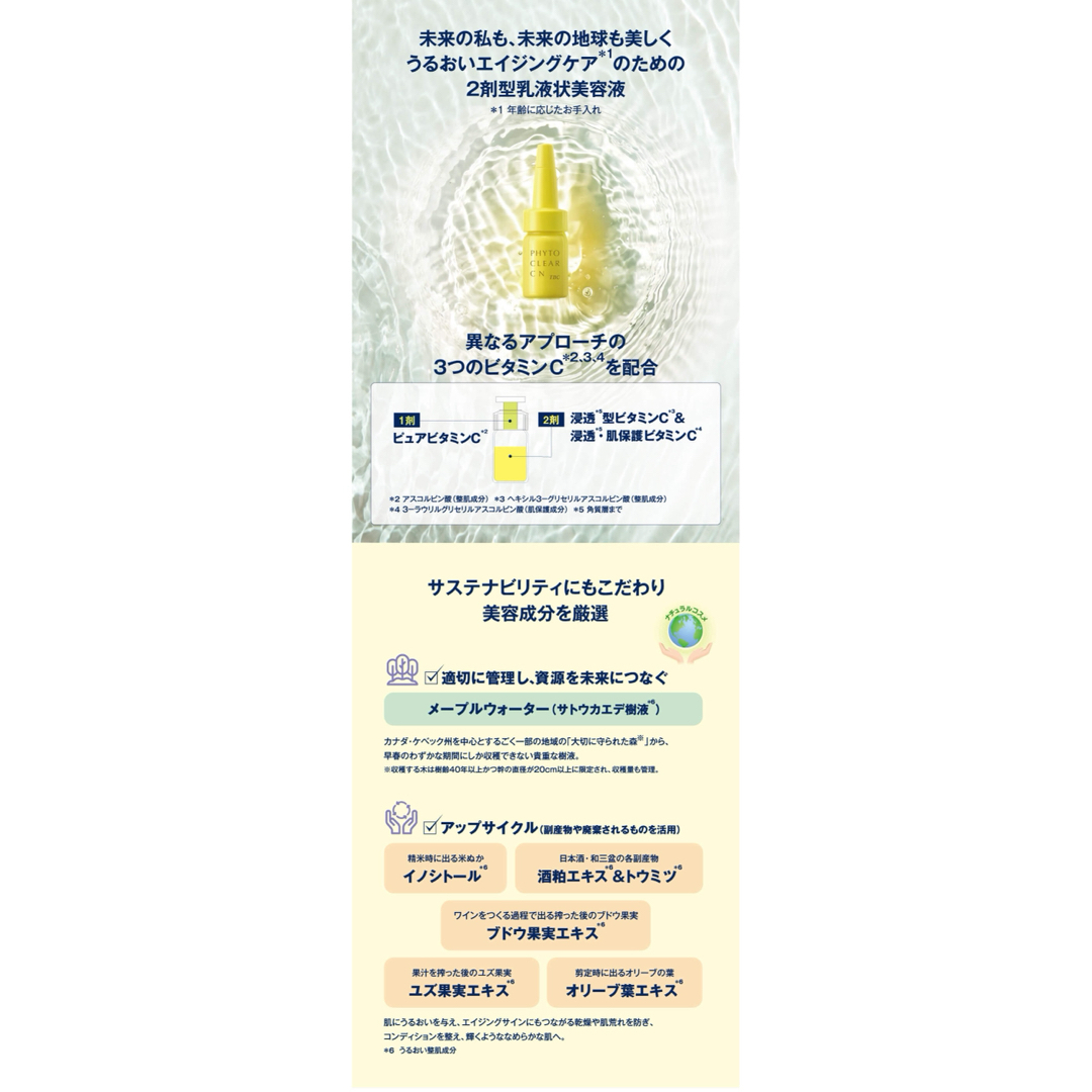 TBC - 【新品・未使用・未開封】 TBC フィトクリアC N〈2剤型美容液〉6