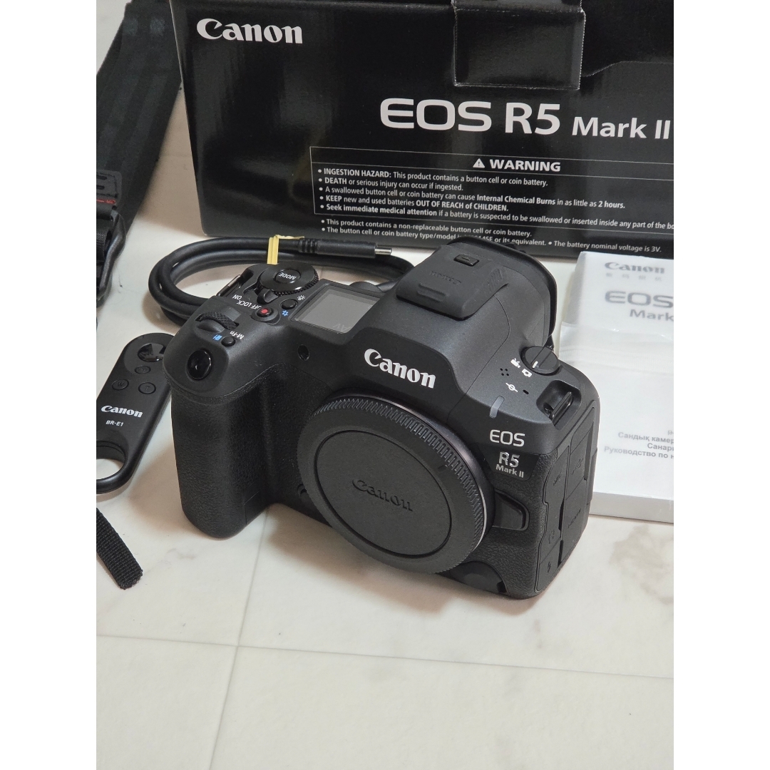 Canon - 【純正予備バッテリー付き】Canon EOS R5 Mark II 本体と付属