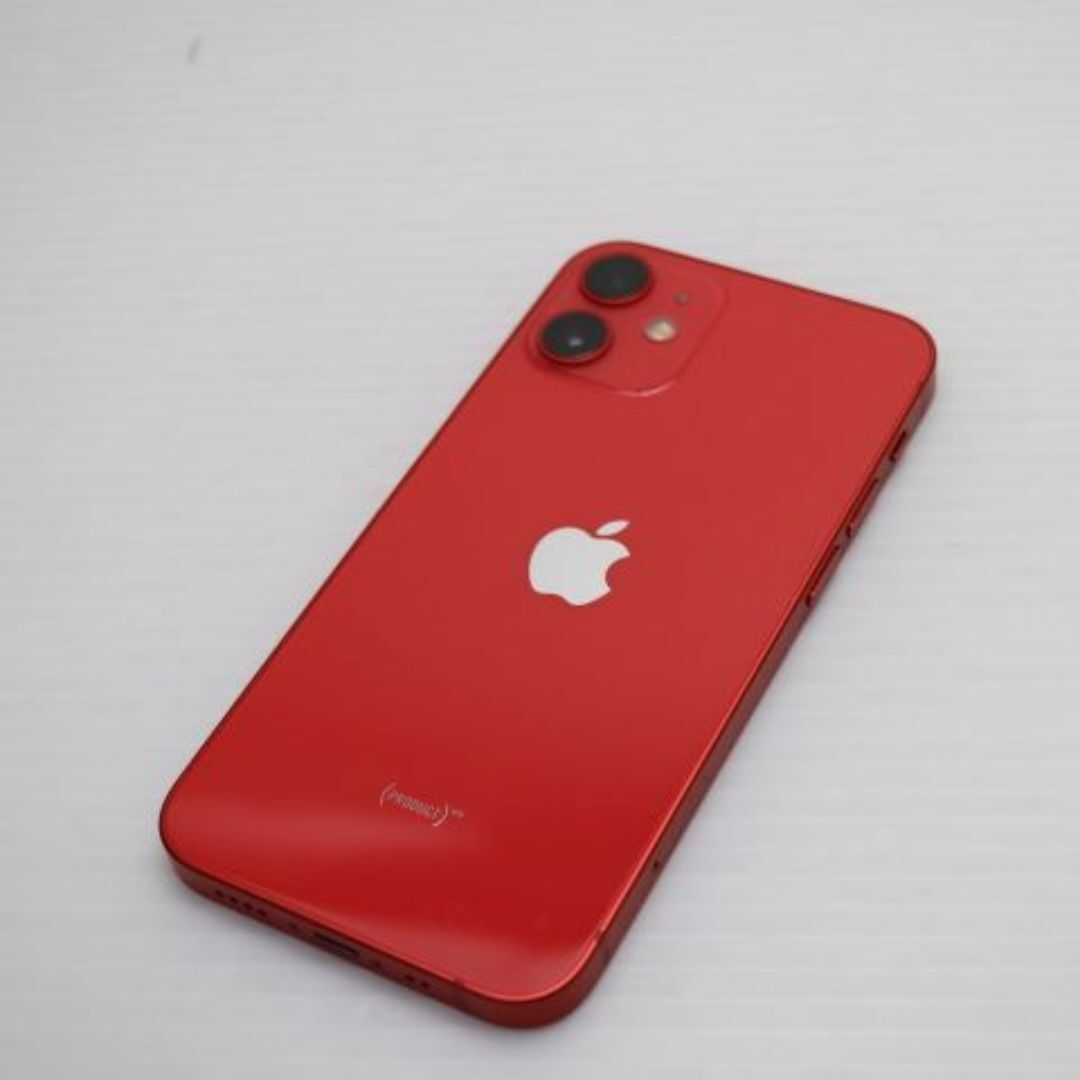 iPhone - 新品同様 SIMフリー iPhone12 mini 64GB レッド M666の通販