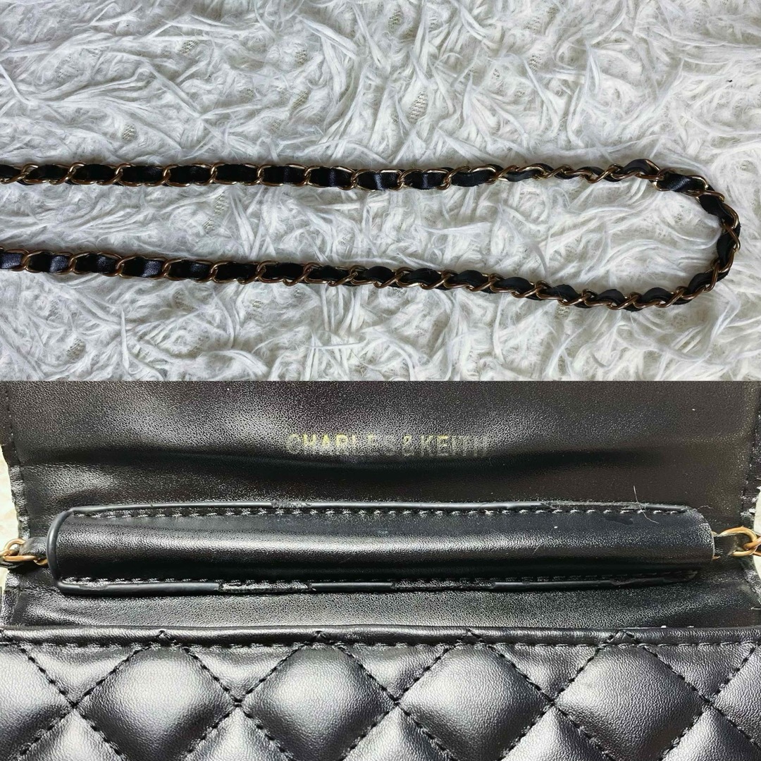 Charles and Keith - 人気 CHARLES & KEITH キルティング チェーン