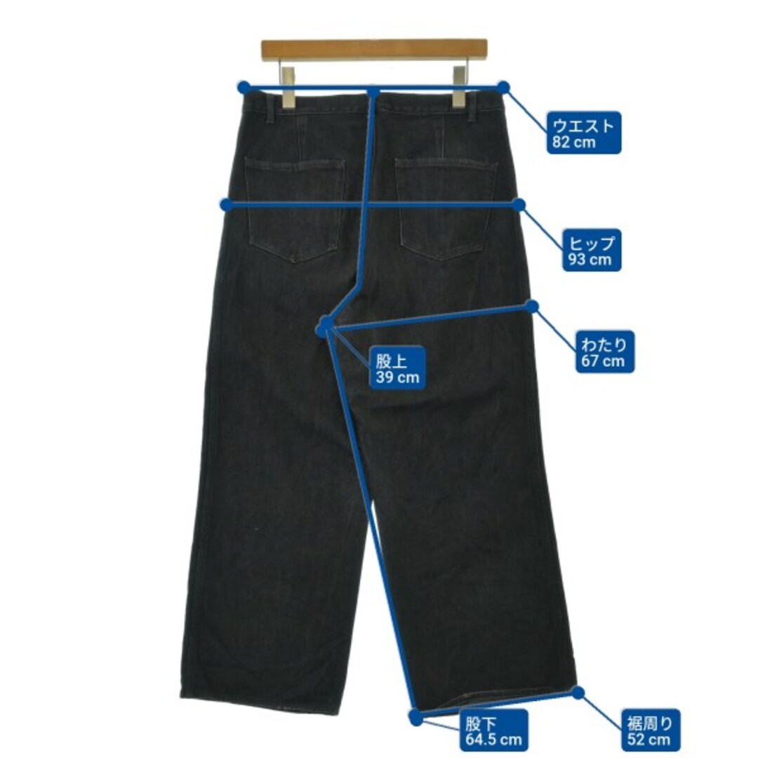 AURALEE - AURALEE オーラリー デニムパンツ L 黒 【古着】【中古