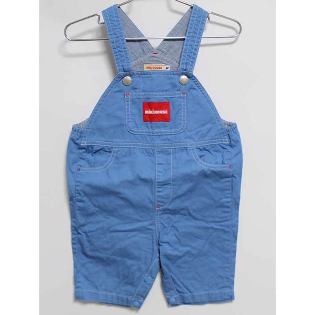 mikihouse - ミキハウス 六分丈オーバーオール 80cm-90cm キッズ 男児