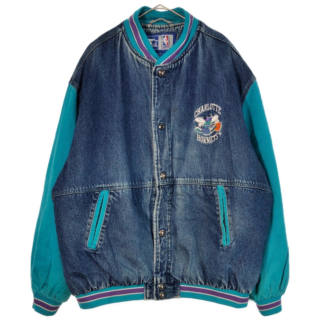 90年代 STARTER スターター NBA シャーロット・ホーネッツ デニム