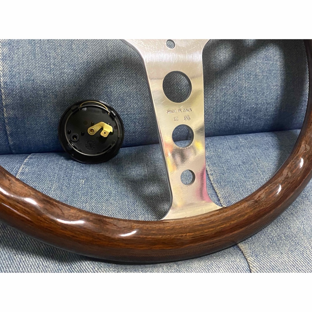 MOMO - MOMO Super INDY ウッドステアリング モモステ 350mm 良好◎の