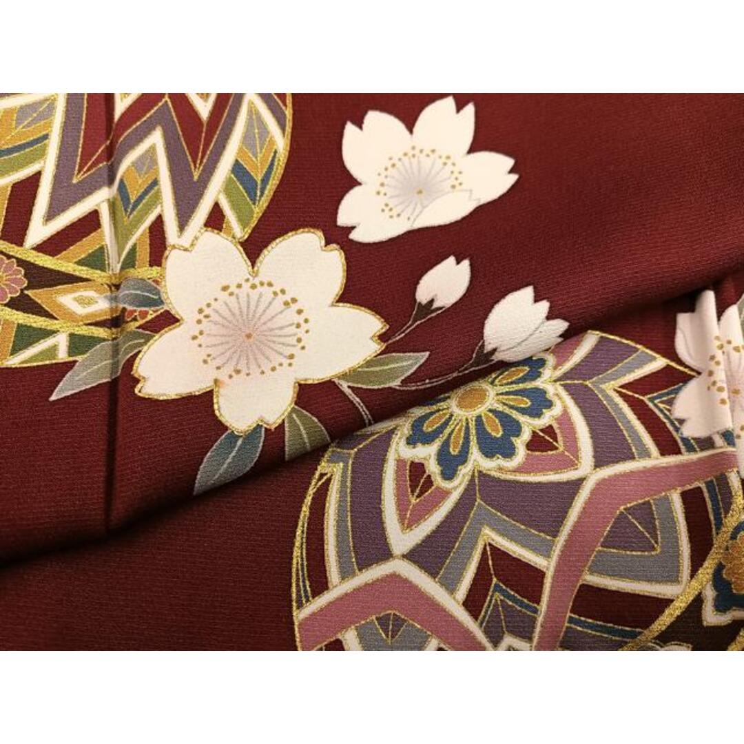 平和屋着物○豪華振袖 駒刺繍 桜毬文 金彩 正絹 逸品 AABG8528phの通販
