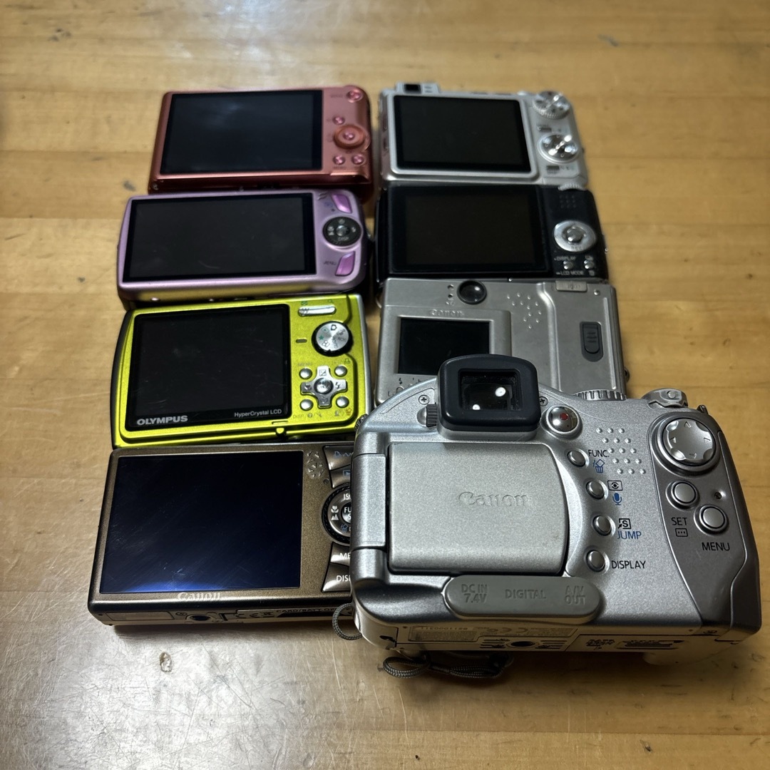 ジャンク品 デジカメ8台の通販 by ふー's shop｜ラクマ