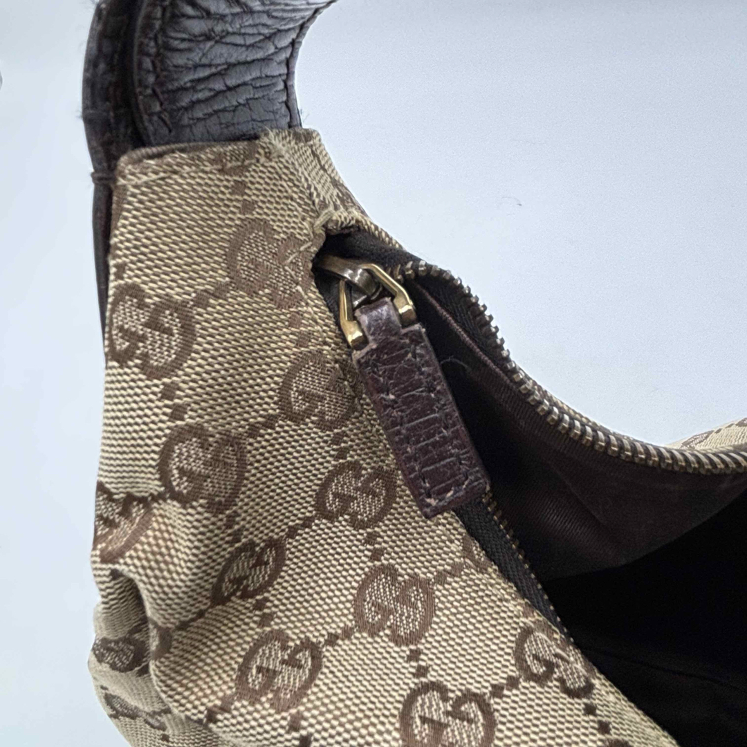 GUCCI - GUCCI グッチ ホースビット GGキャンバス× レザー ワン