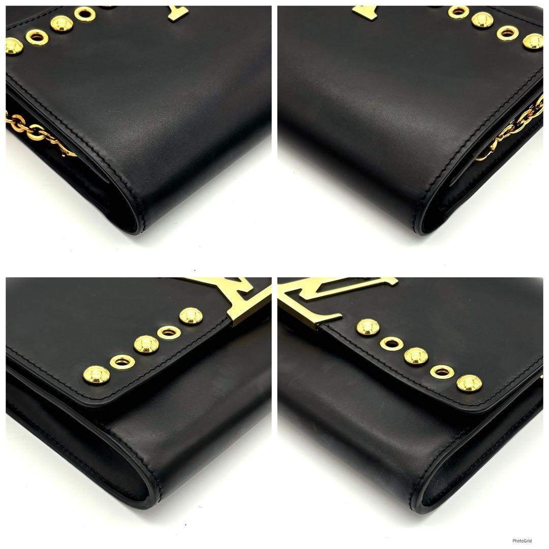 LOUIS VUITTON - 【超美品】ルイヴィトン LVロゴ ポシェットルイーズ