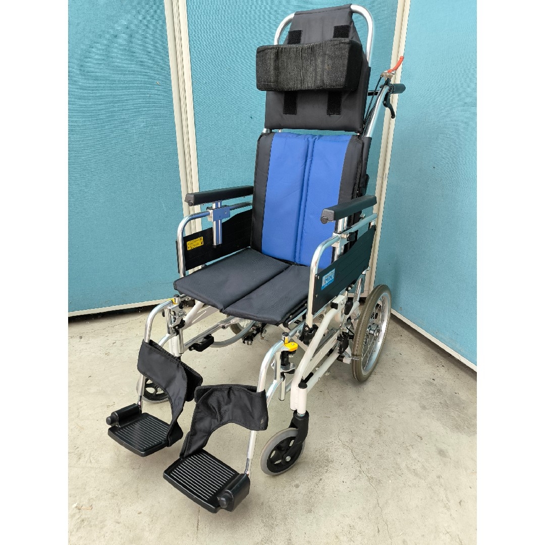 ミキ リクライニング&ティルト式 介助用車いす BAL-12ノーパンクタイヤ仕様