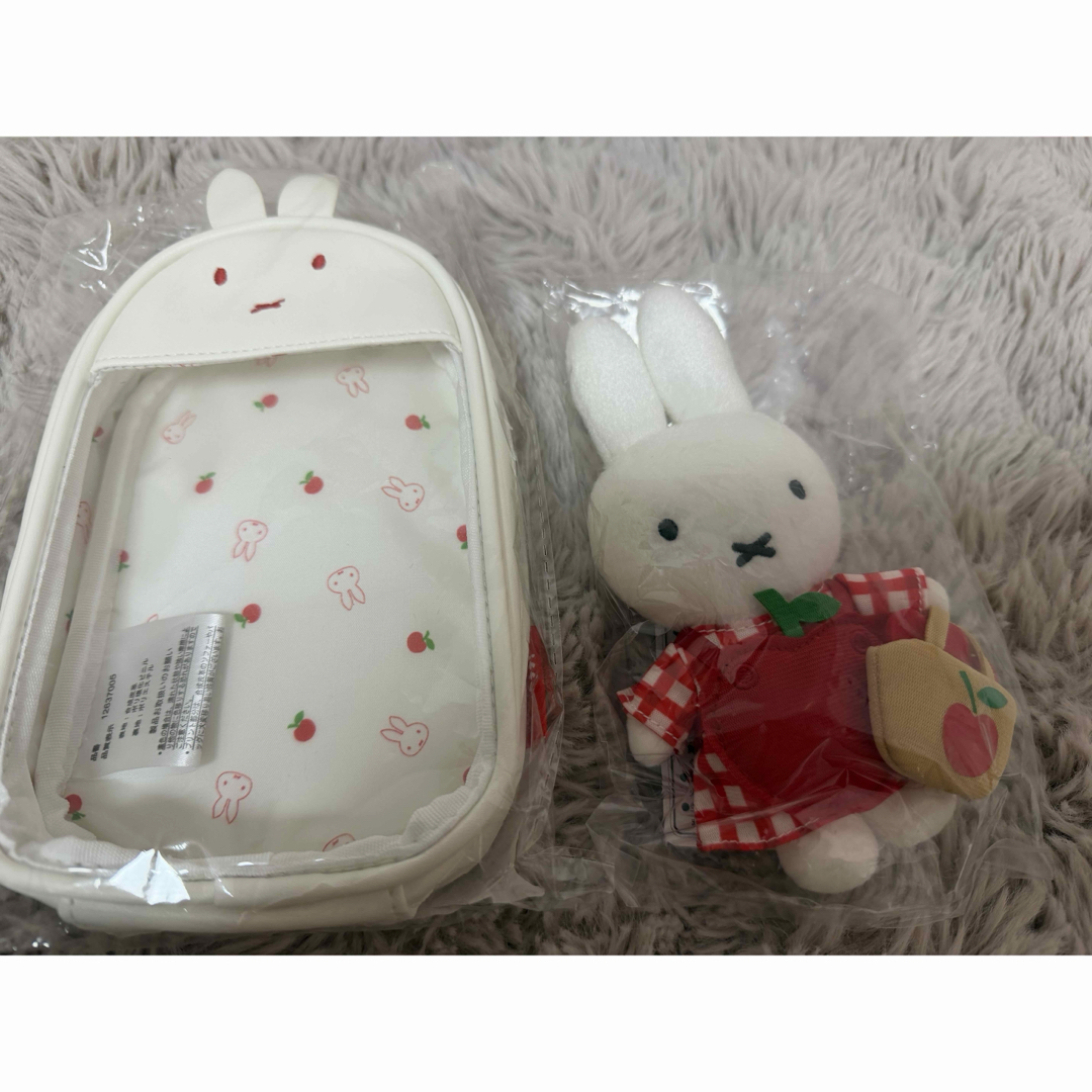 miffy - リンゴエプロンマスコット、マルチポーチzakkaフェスタ限定の