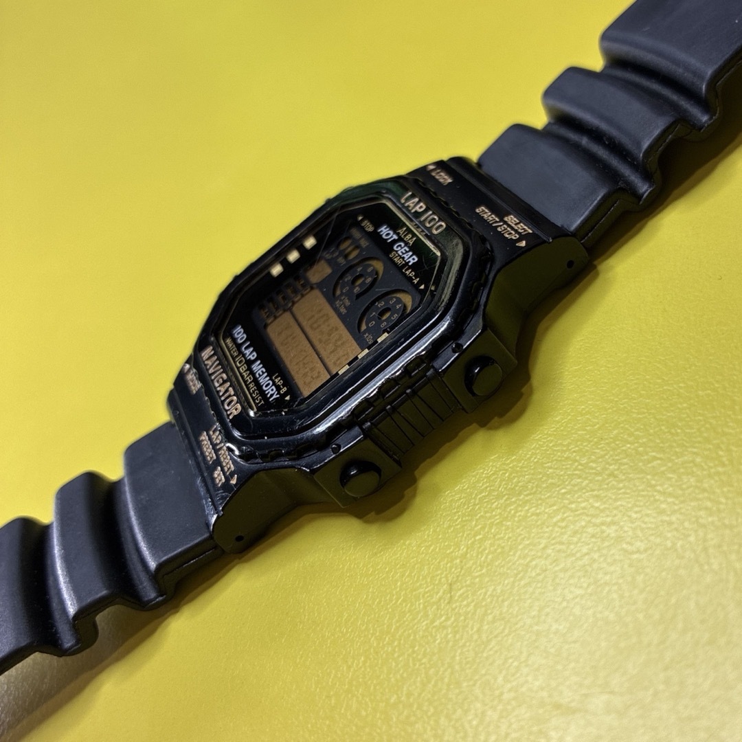 SEIKO ALBA HOT GEAR LAP100 NAVIGATOR時計