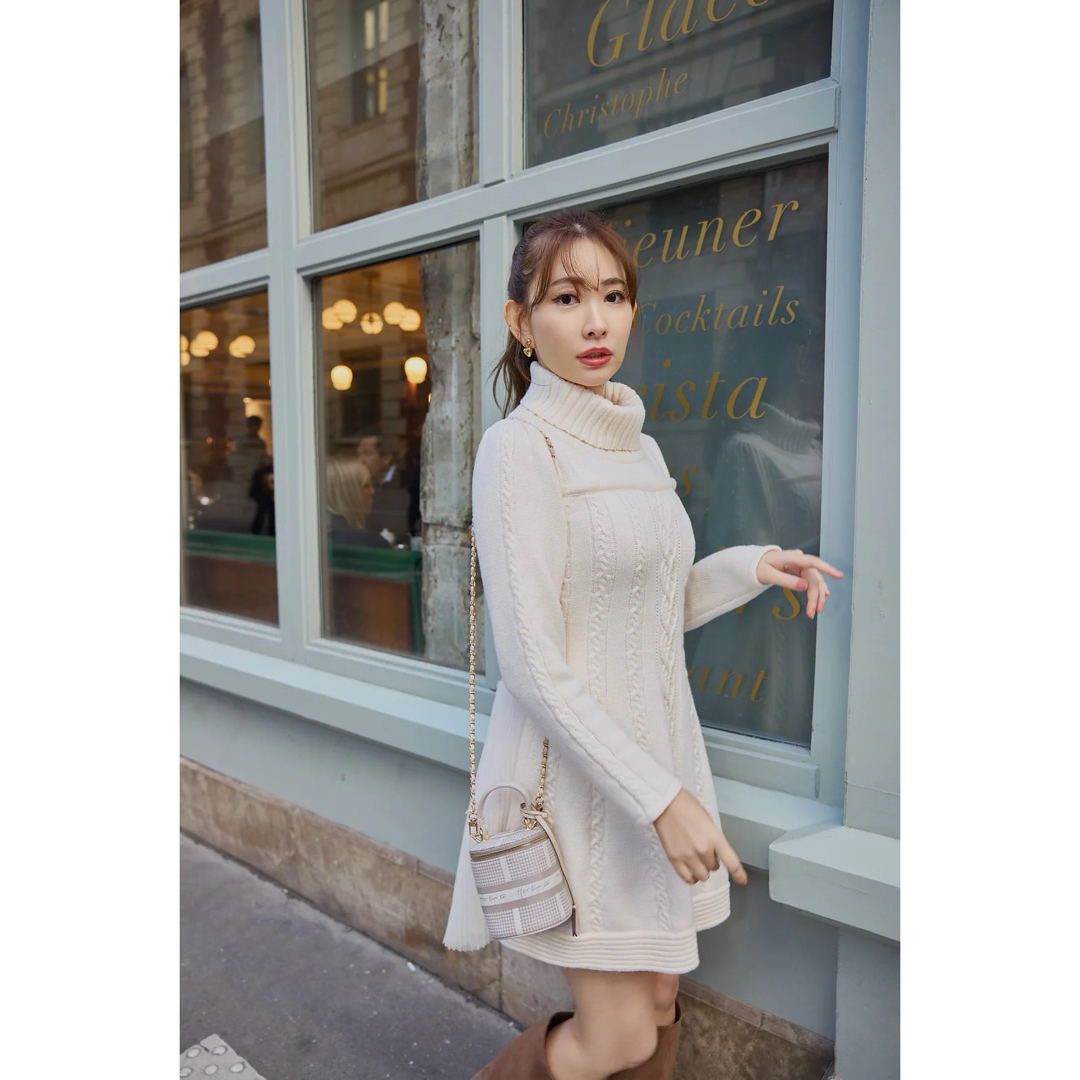 herlipto Clara Cable Knit Dress Sサイズ