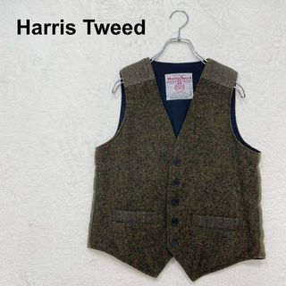 Harris Tweed - HARRIS TWEED ハリスツイード ジレ ベスト 襟付き