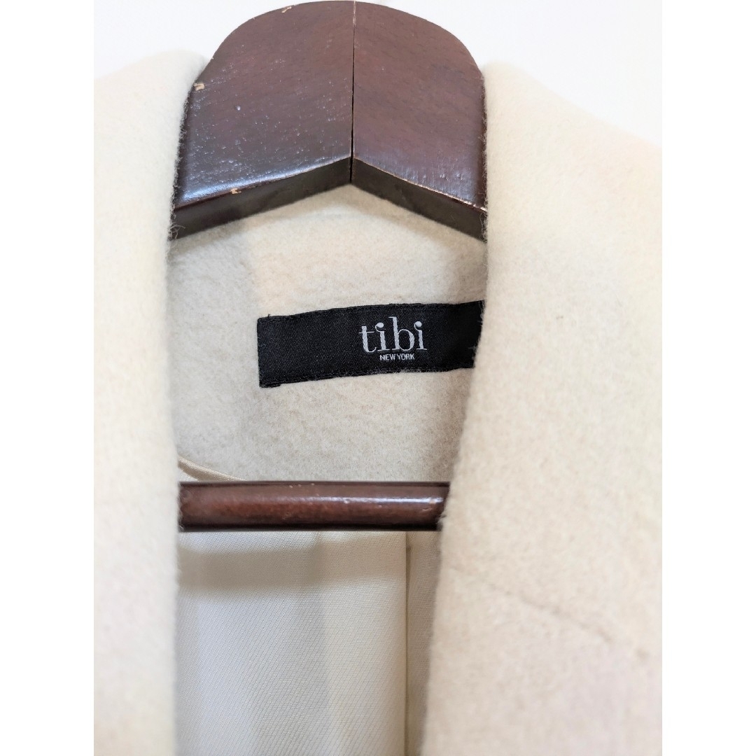 tibi - 【未使用美品】tibi NEW YORK ベルト付きロングコート ウール