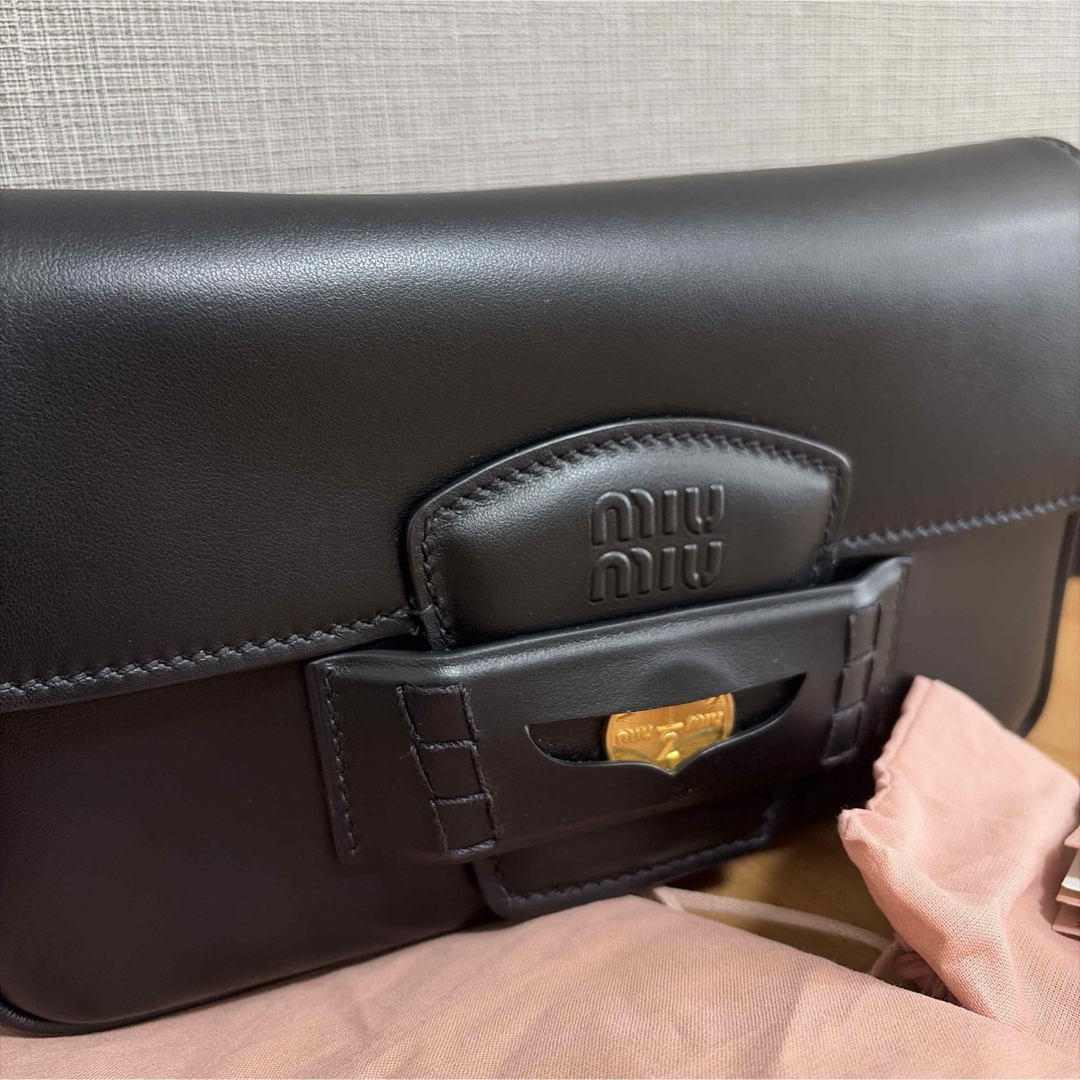 MIU MIU - miu miu ペニーバッグ 黒 保存袋付きの通販 by Hello's shop